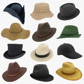 3D Hat Collection 5 model